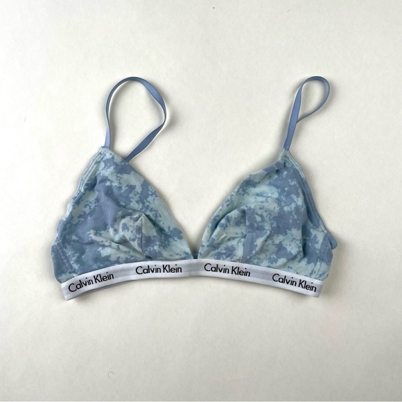 Calvin Klein Light Blue Tie-Dye Bralette - Picture 4 of 4